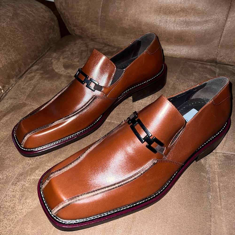 Carlo Morandi Brand New Made In Italy Real Leather Vintage Men’s Shoes